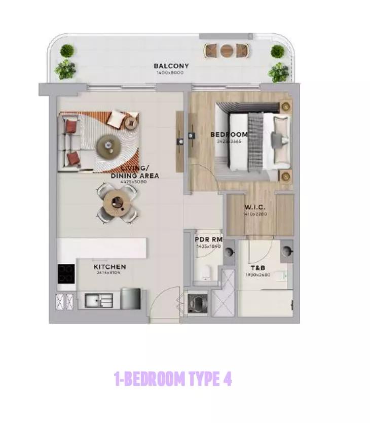 Floor plan Type 4