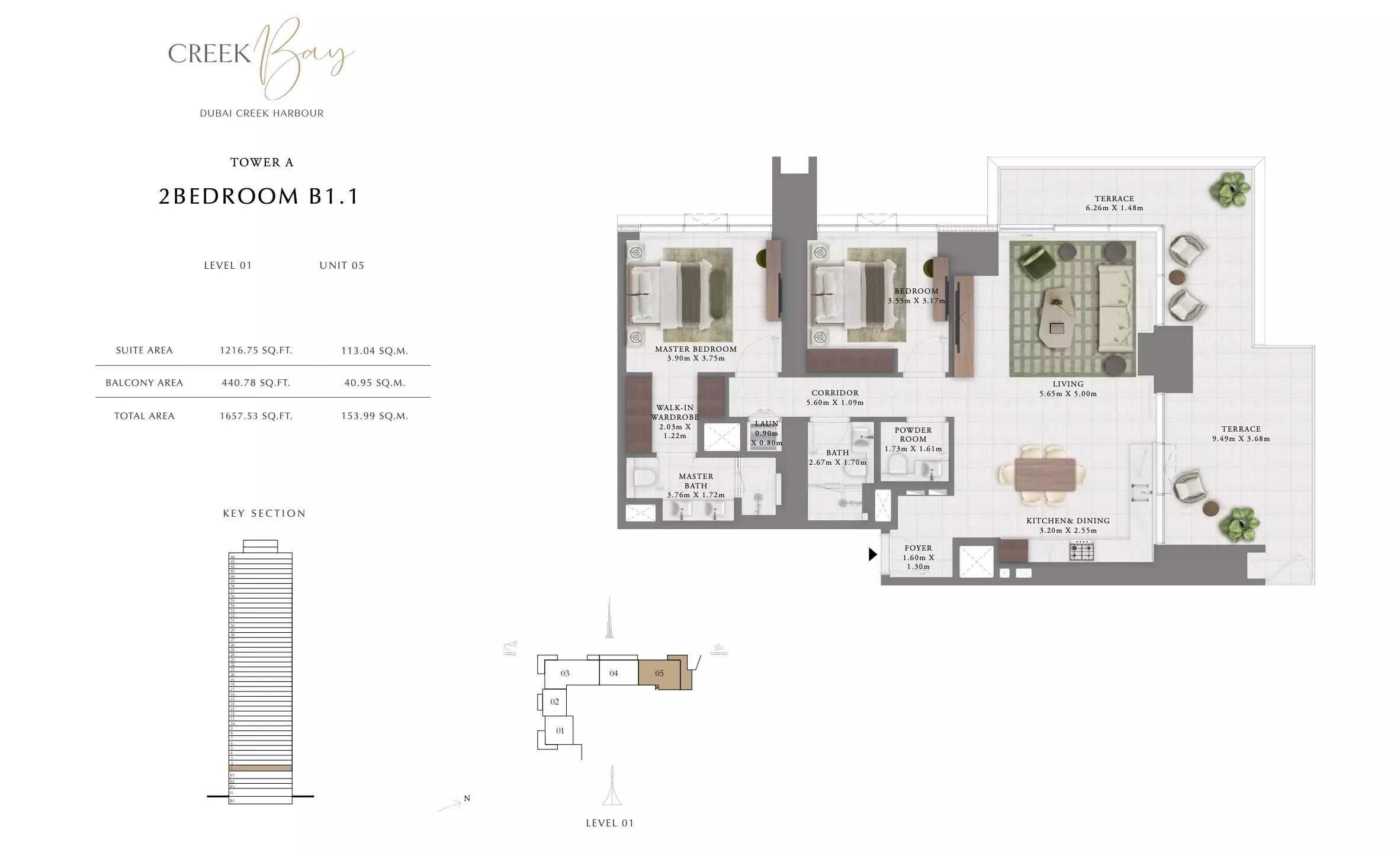 Floor plan Type B1.1