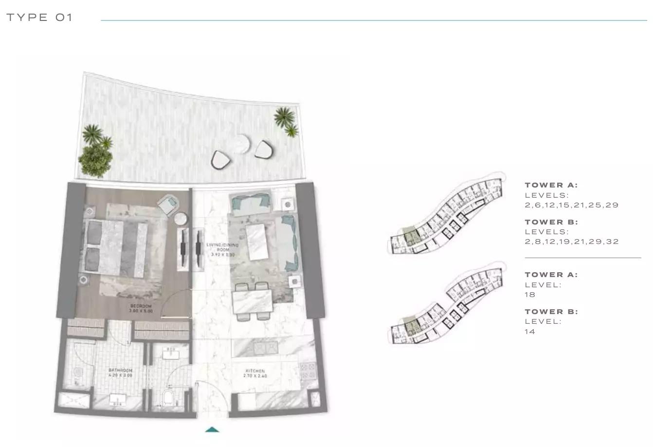 Floor plan Type 01