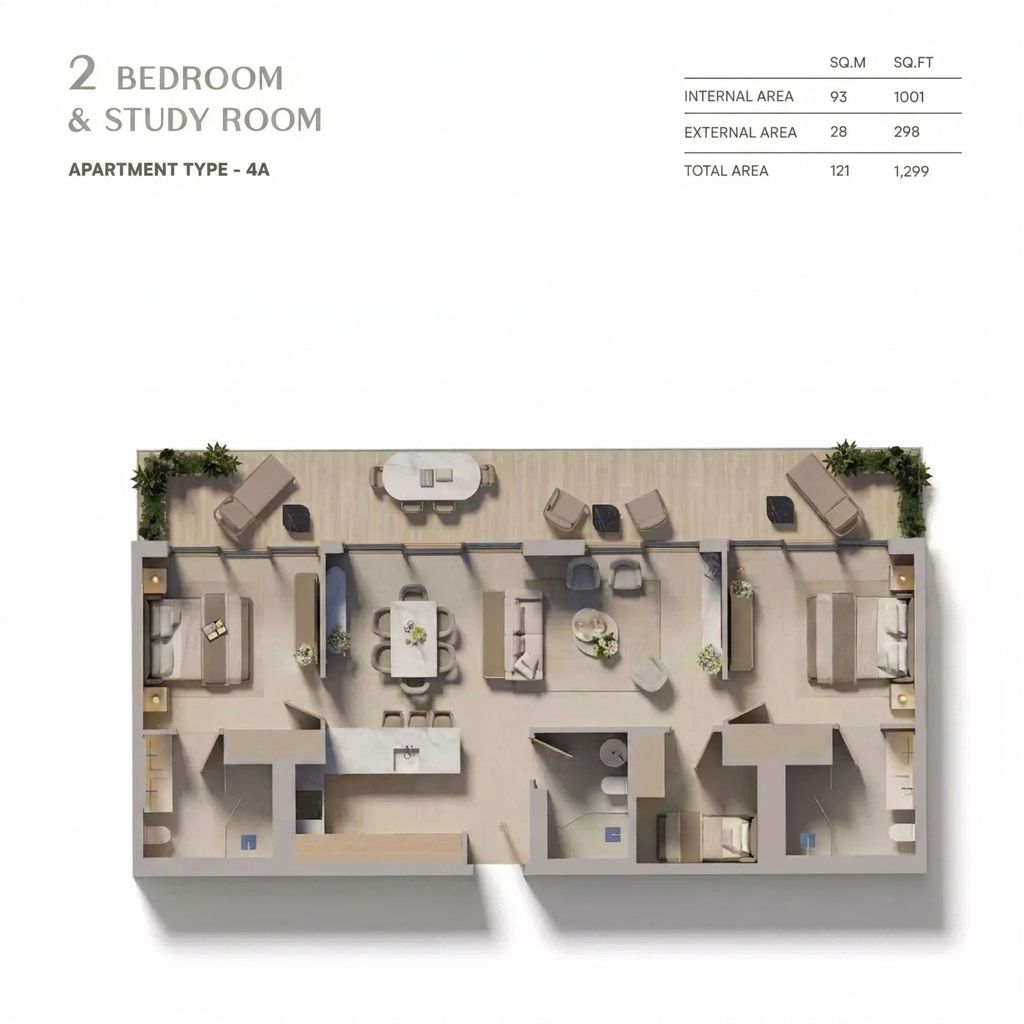Floor plan Type 4A