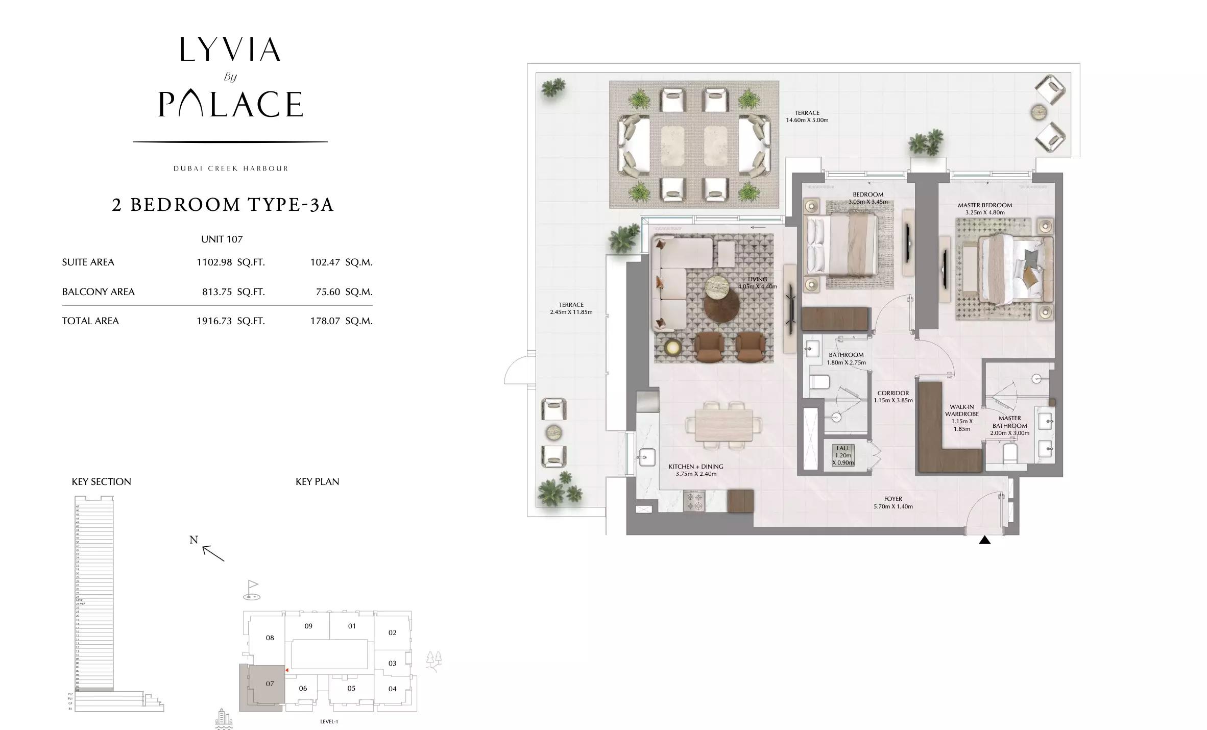 Floor plan Type 3A