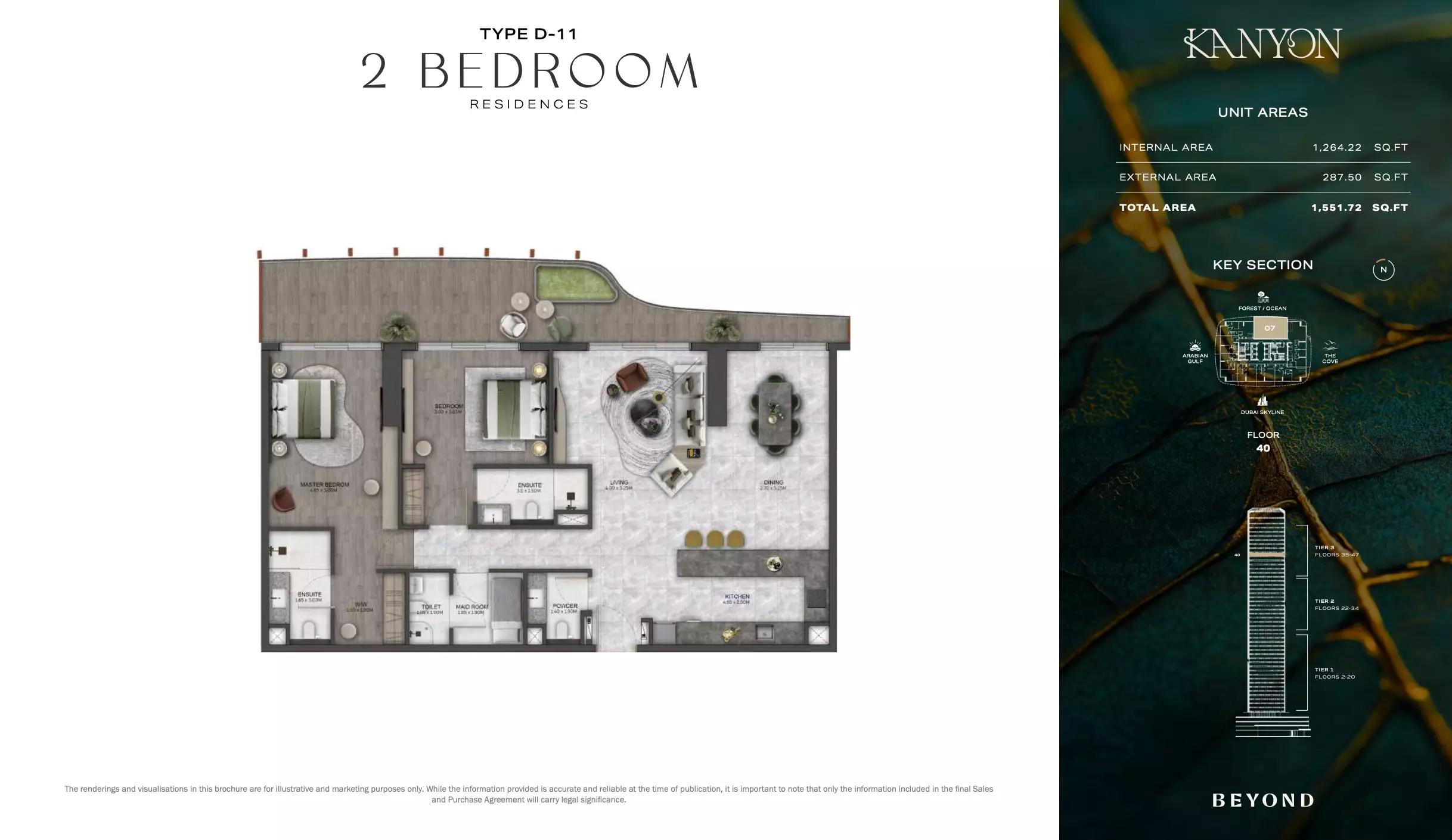 Floor plan Type D11