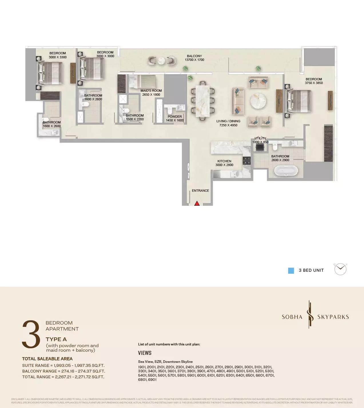Floor plan Type A