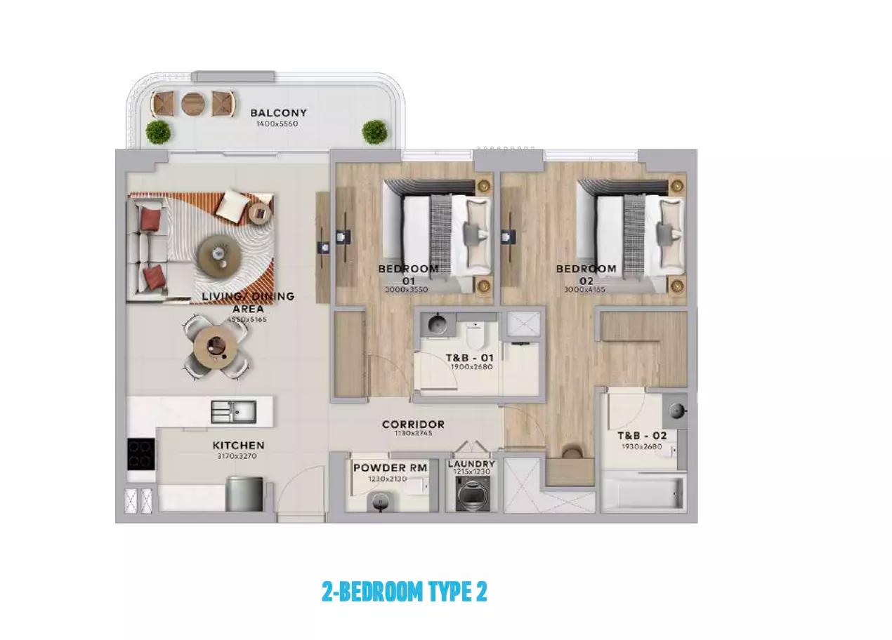 Floor plan Type 2