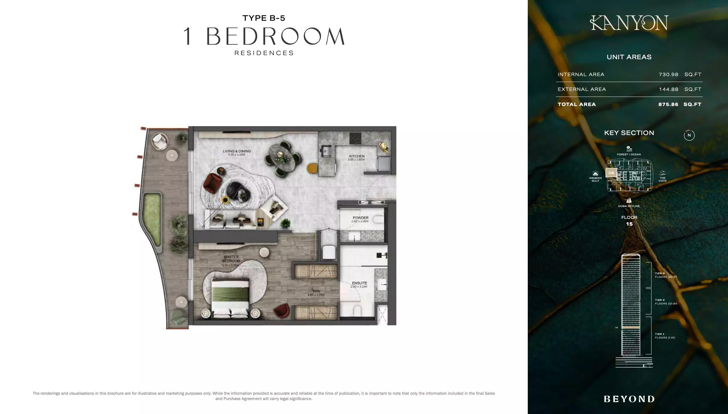 Floor plan Type B5