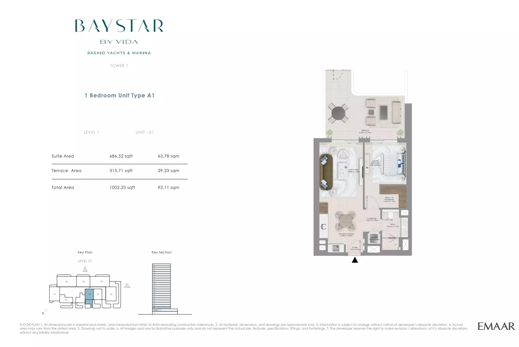 Floor plan Type A1