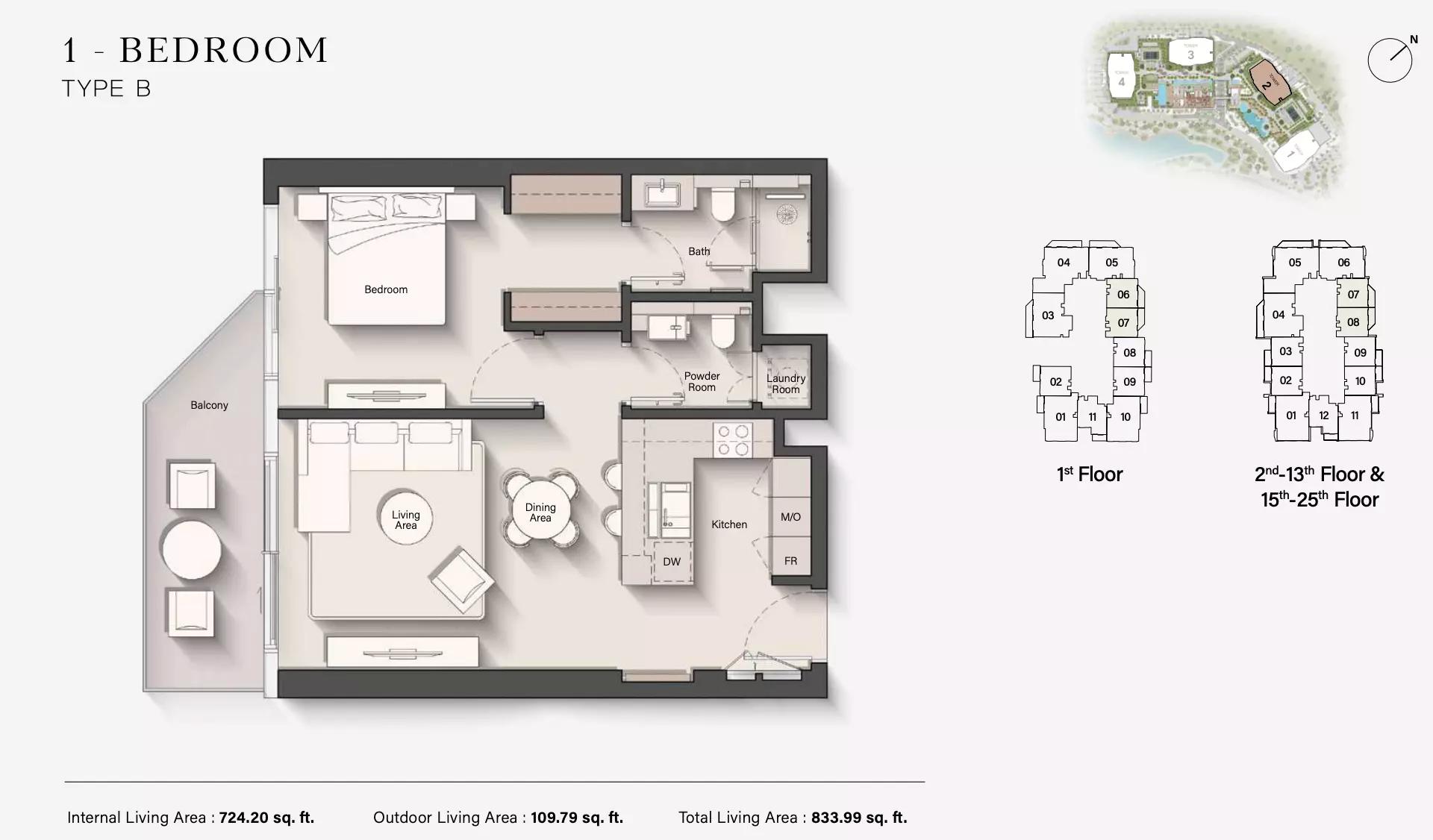 Floor plan Type B