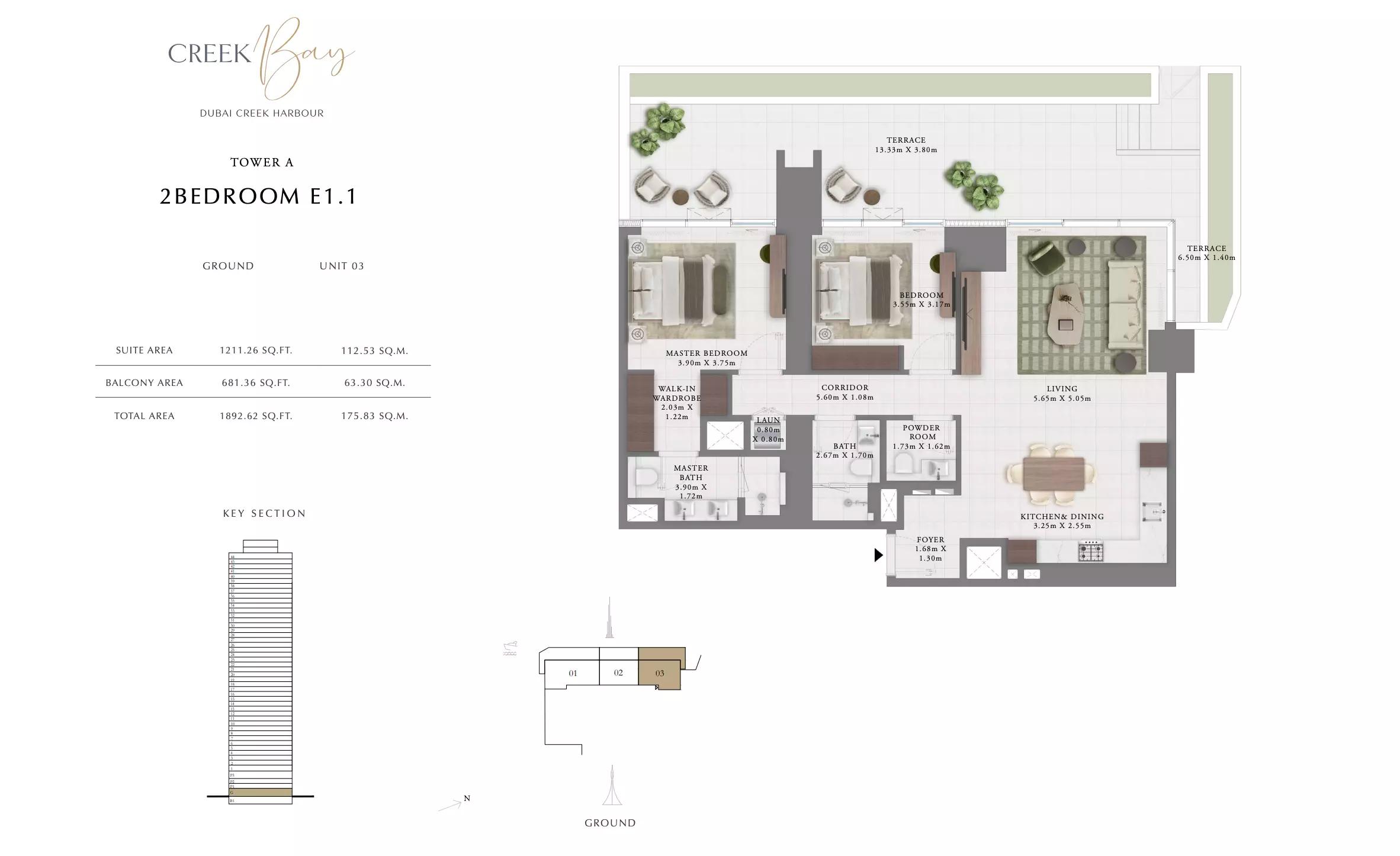 Floor plan Type E1.1