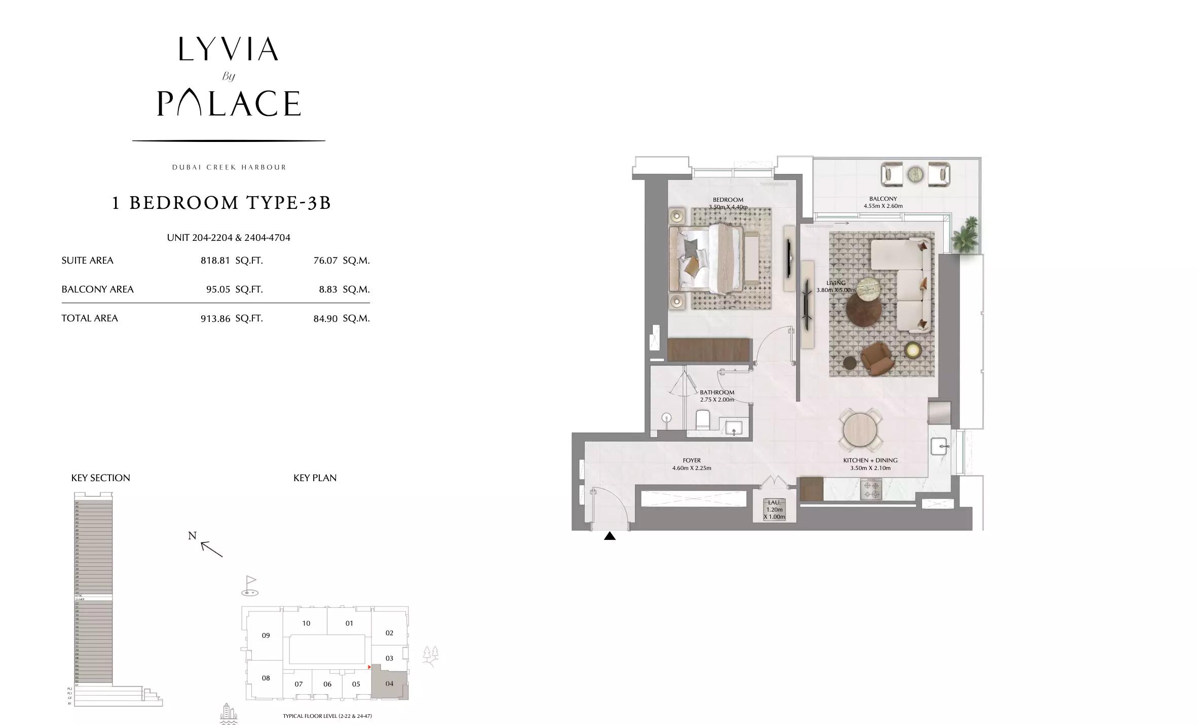 Floor plan Type 3B