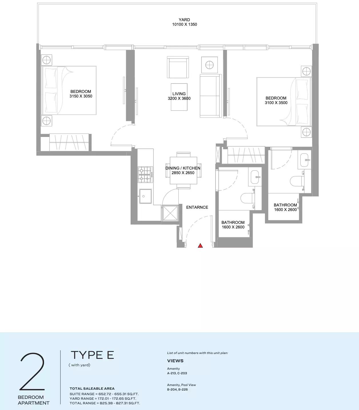 Floor plan Type E