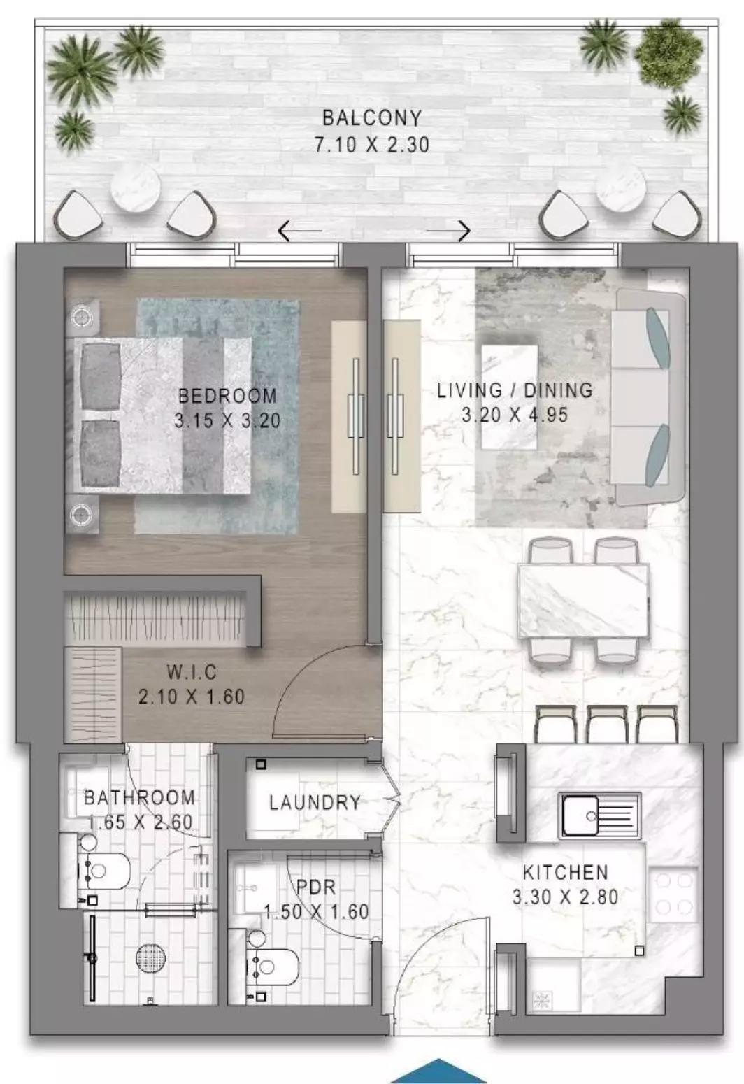 Floor plan Type A1
