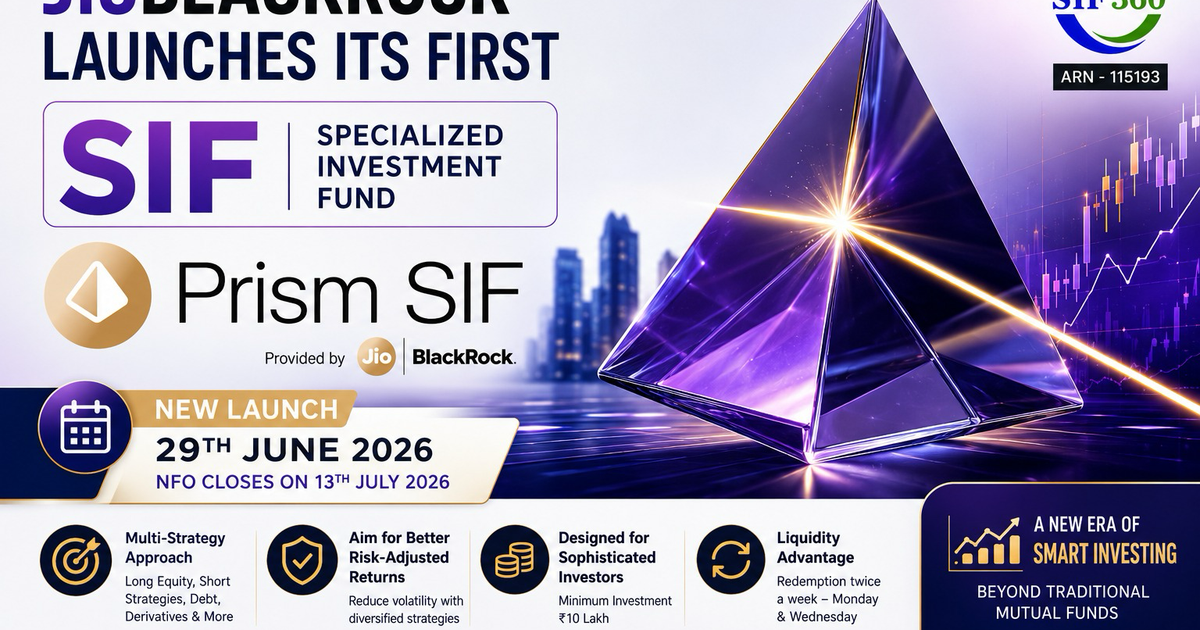 Sif Module JioBlackRock Launches First SIF: Prism Hybrid Long-Short | SIF360
