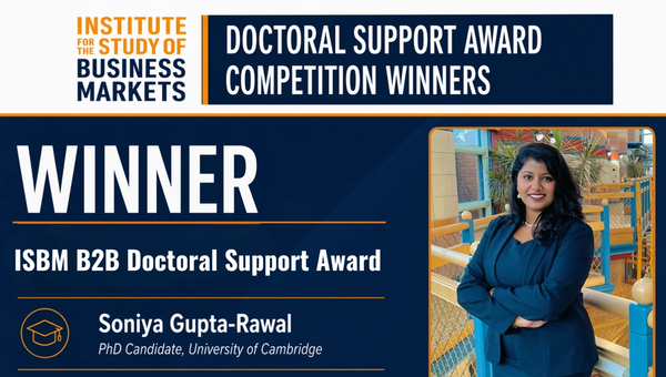 ISBM 2025 Doctoral Award & Doctoral Fellow ~$5,000