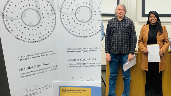 PhD Teaching Assistant Award 2023-2025