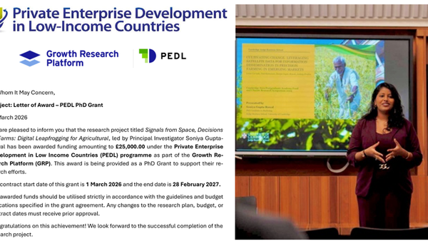PEDL PhD Research Grant ~ £25,000