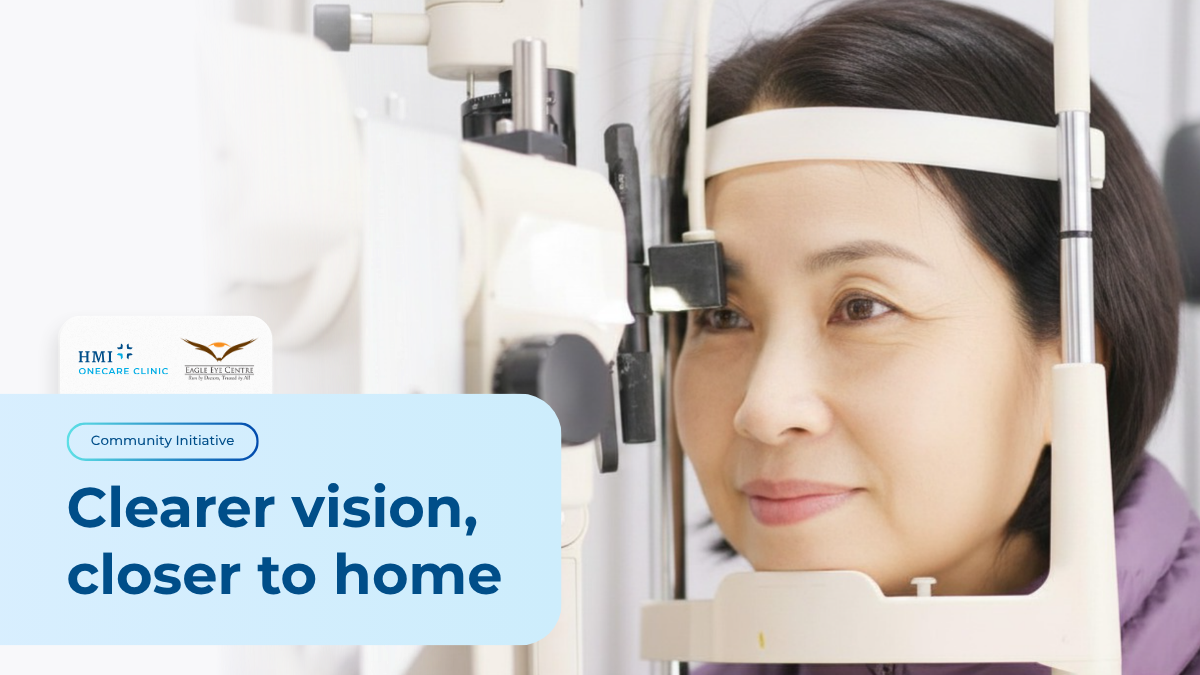 HMI community eye screening at Eagle Eye Centre Ang Mo Kio