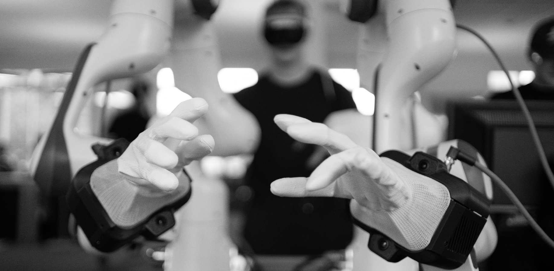 mimic Robotics M1 tendon-driven robotic hand and U1 wearable exoskeleton platform