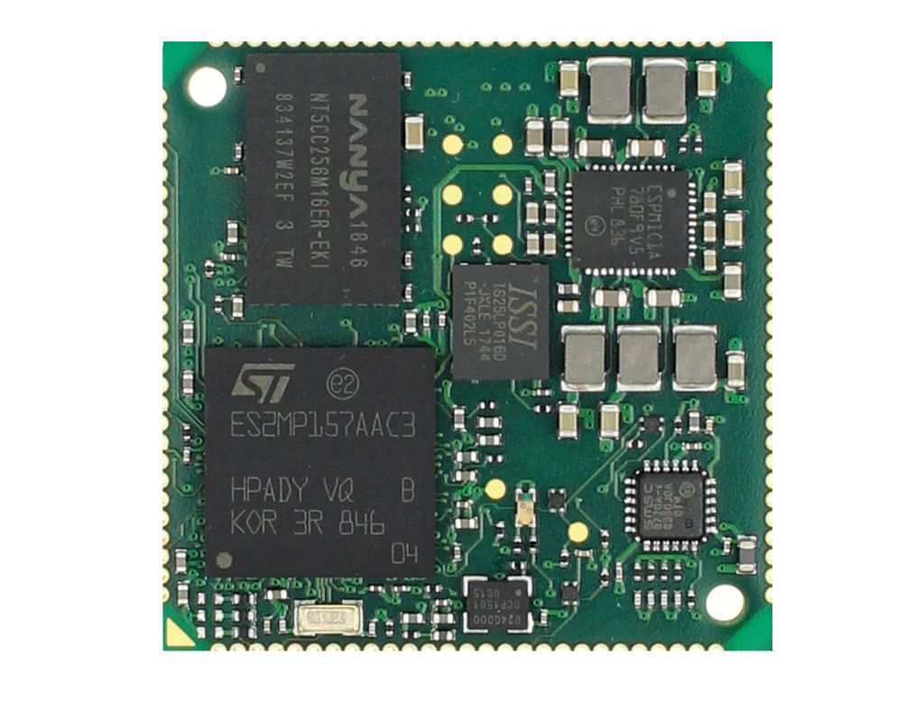 emSTAMP-Argon Computer-on-Module von emtrion mit STM32MP157-Prozessor und kompakter Auflötbauweise für industrielle Embedded-Systeme