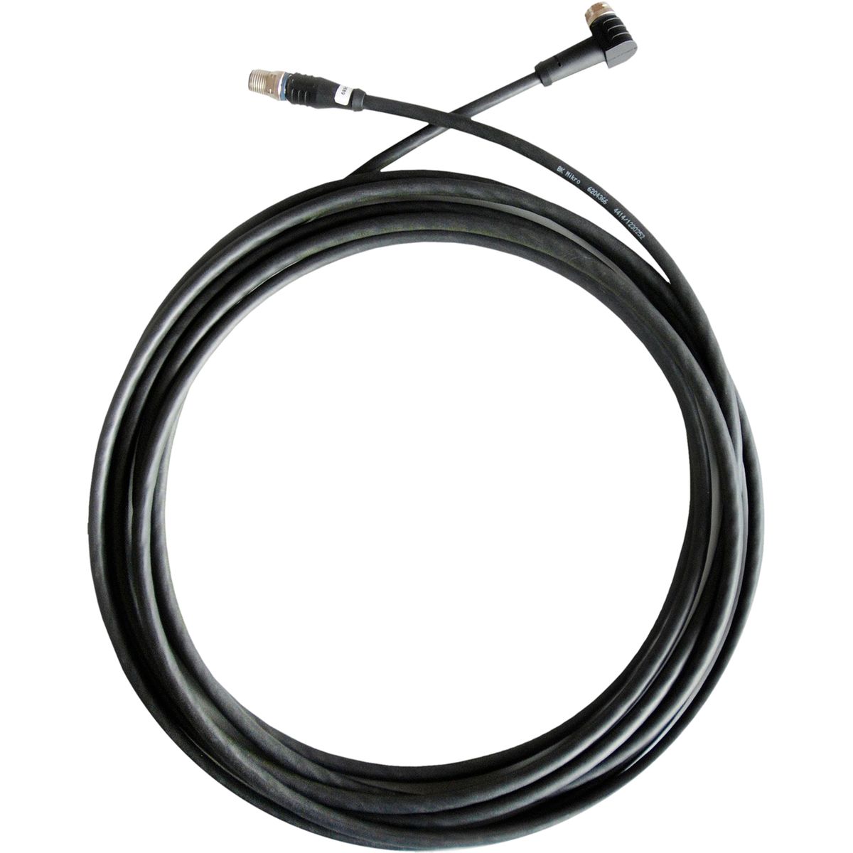 Control cable angled connector (female), 8/8 pin