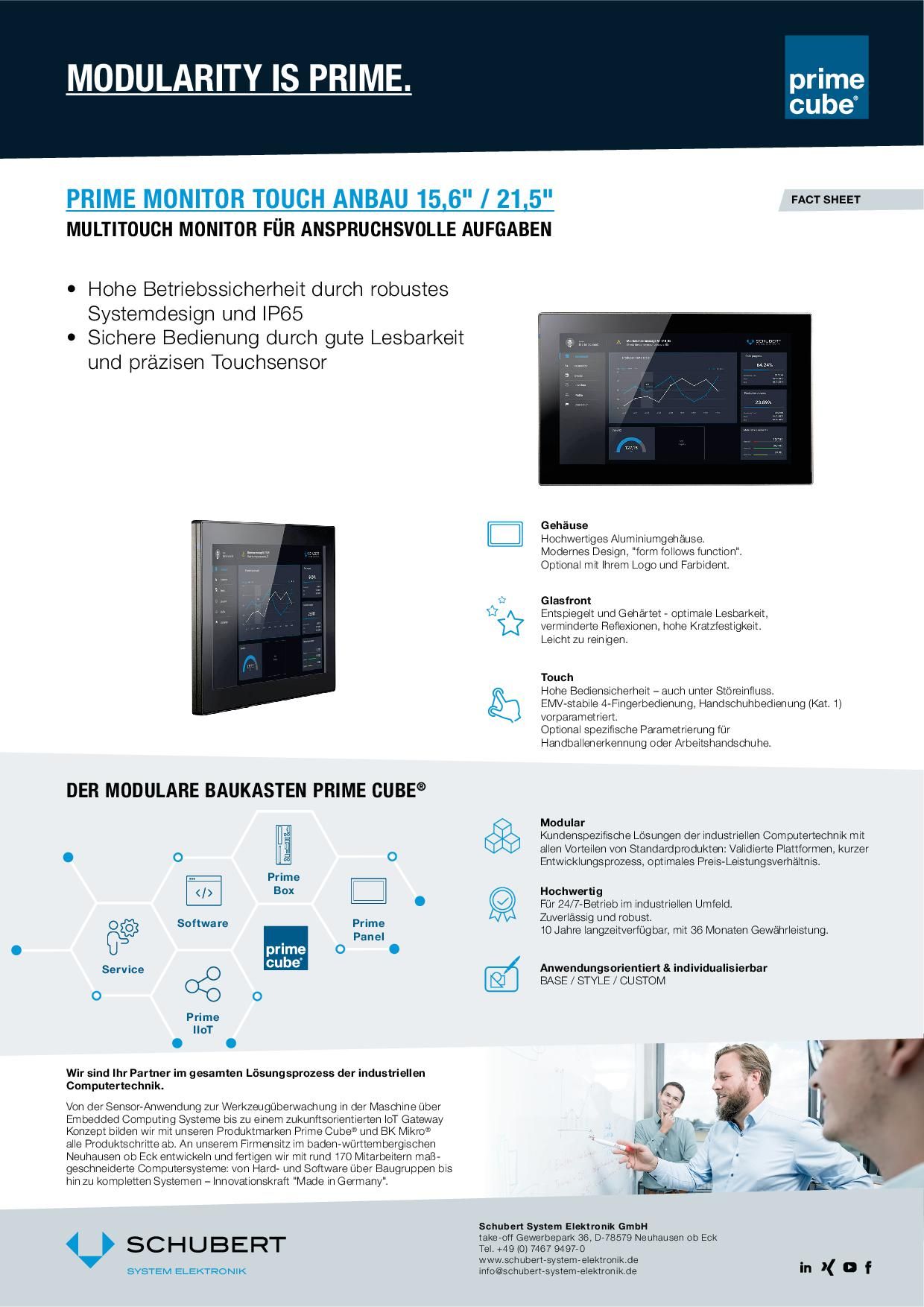 Vorschau Factsheet Prime Monitor Touch Anbau 21,5"