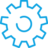 A blue icon symbolizes the base configuration 