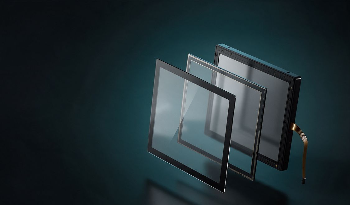 Fanned-out touch displays from Schubert System Elektronik