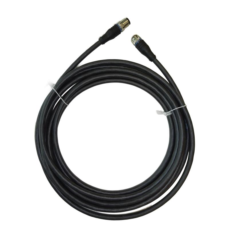 Control cable straight connector (female), 8/8 pin