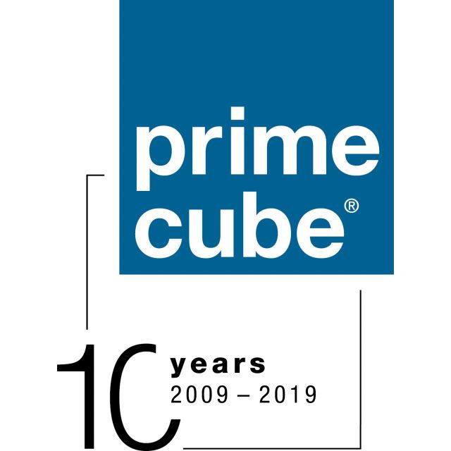 prime cube Logo 10 Jahre