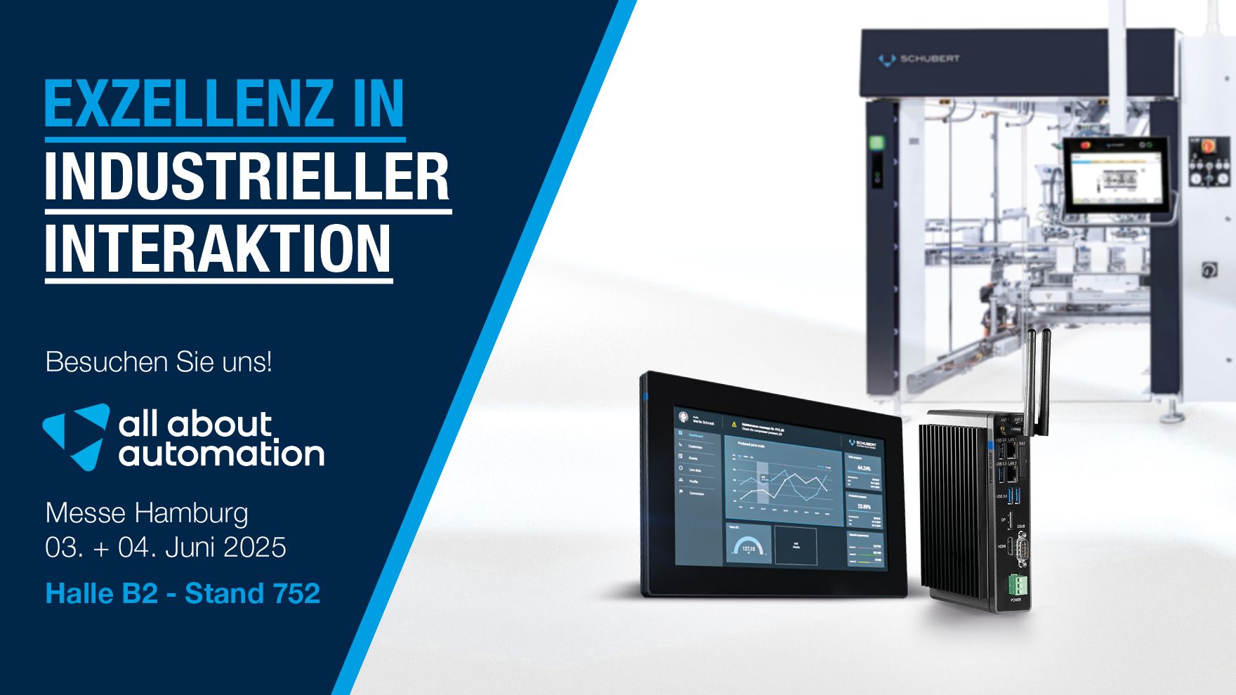 Automatisierung live erleben! Wir sind auf der all about automation Hamburg 2025 