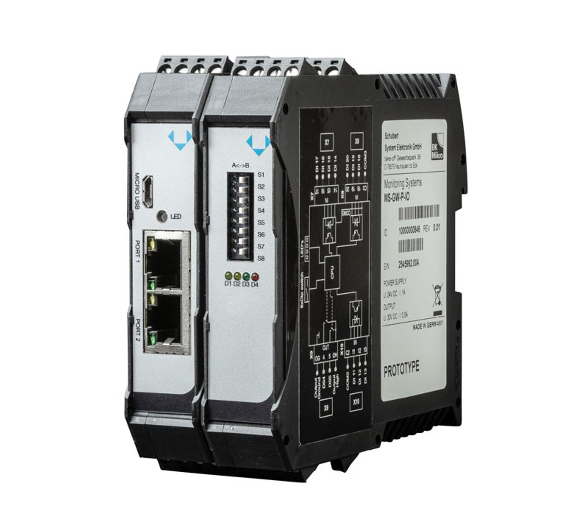 Gateway für Schubert Powermonitoring