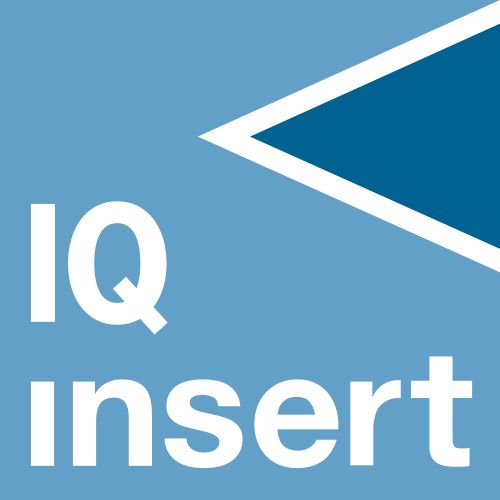 Das IQ Insert Logo von Schubert System Elektronik steht für Embedded Components in Industriequalität.