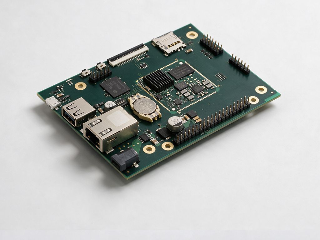 Platine in grün - Single Board Computer von emtrion