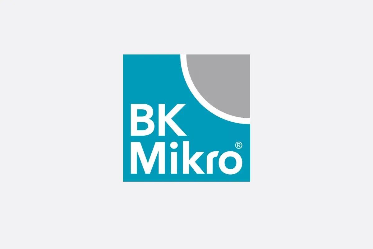 The BK Mikro logo is shown. It stands for tactile sensor systems from BK Mikro enable the safe monitoring of workflows in the industrial production process.