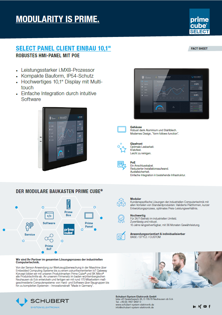 Vorschau Factsheet Select Panel Select 10,1"