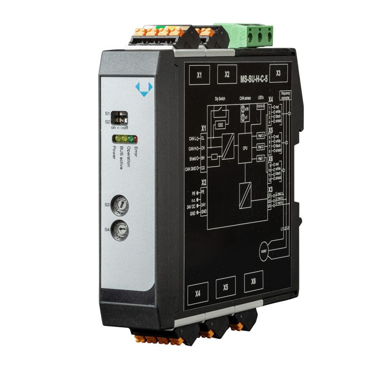 Image of a power measurement unit in black for continuous condition monitoring