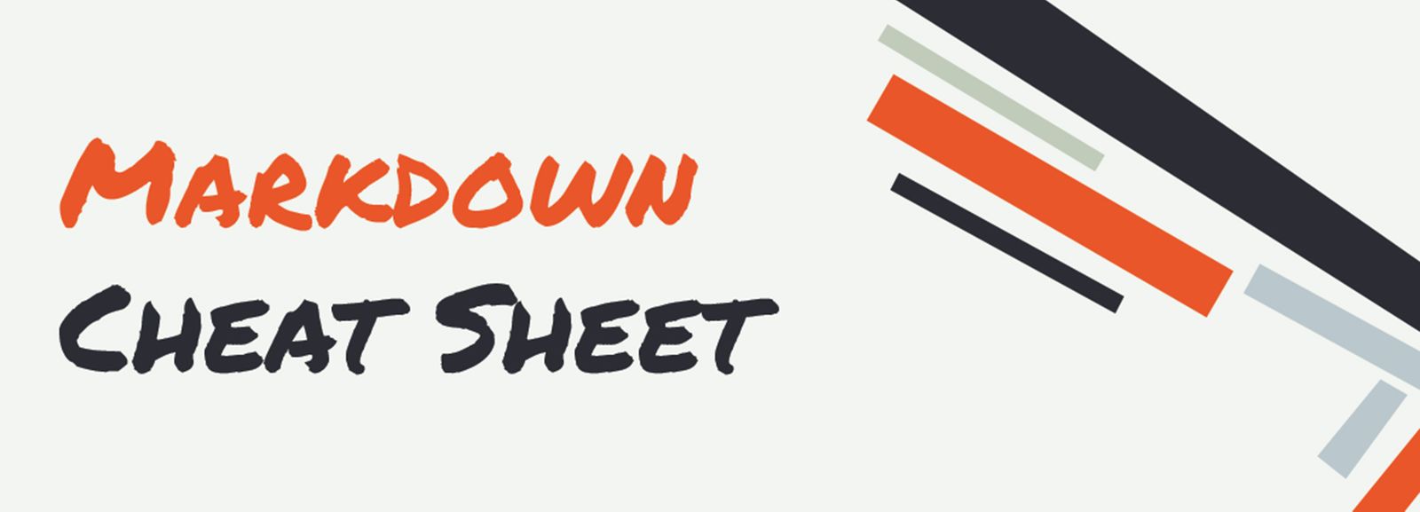 Banner for Markdown Cheat Sheet, the first Svelte app I made.