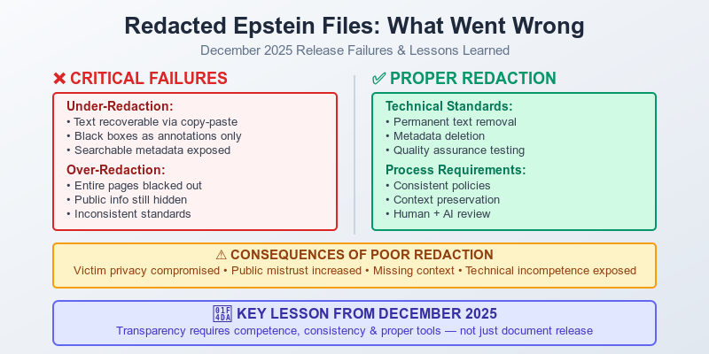 Redacted Epstein Files