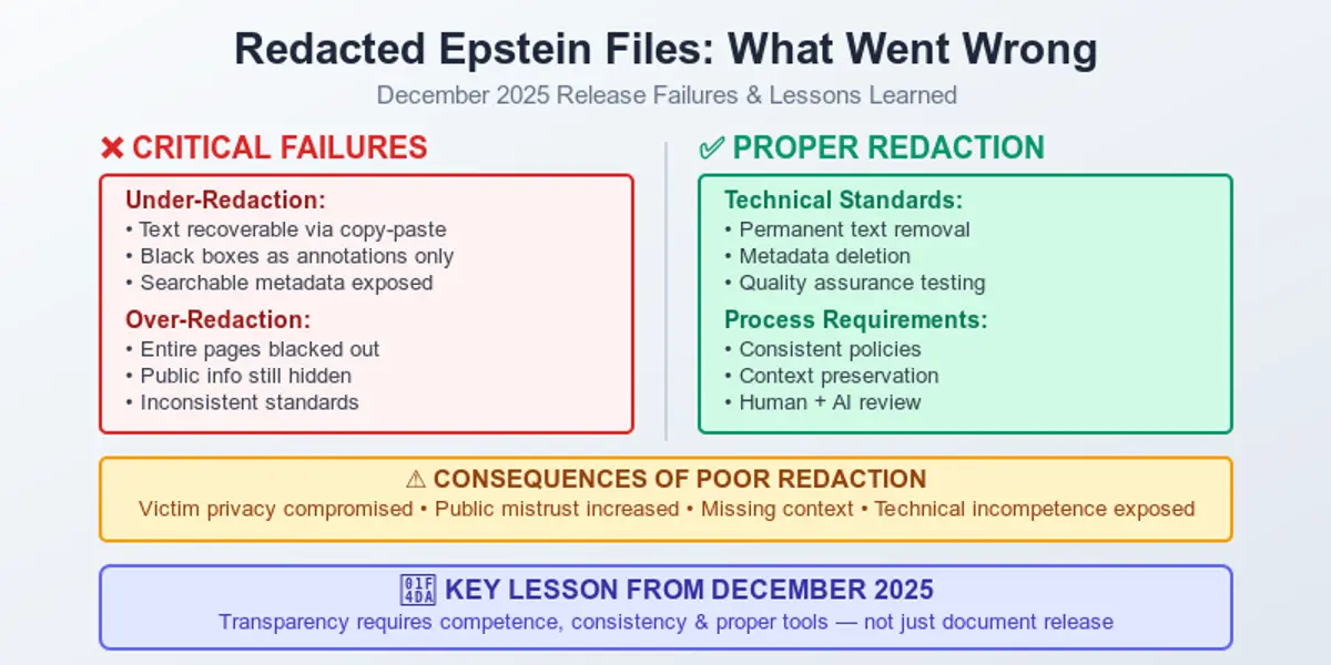 Redacted Epstein Files