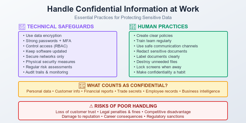 Handling Confidential Information in Workplace