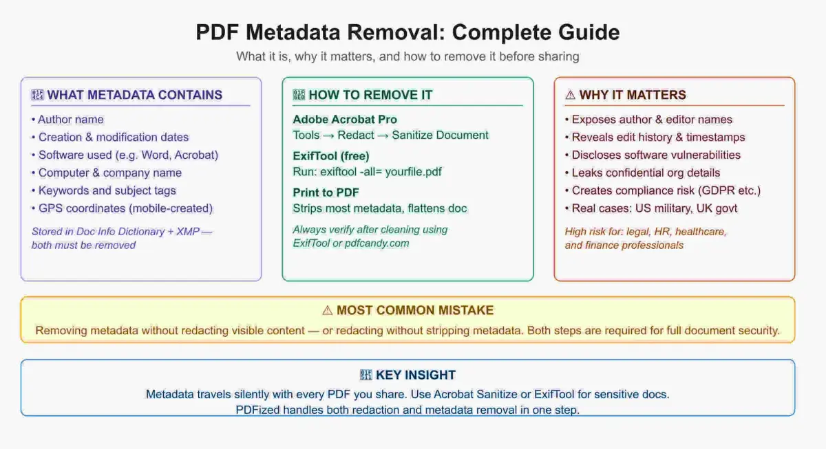 PDF Metadata Removal
