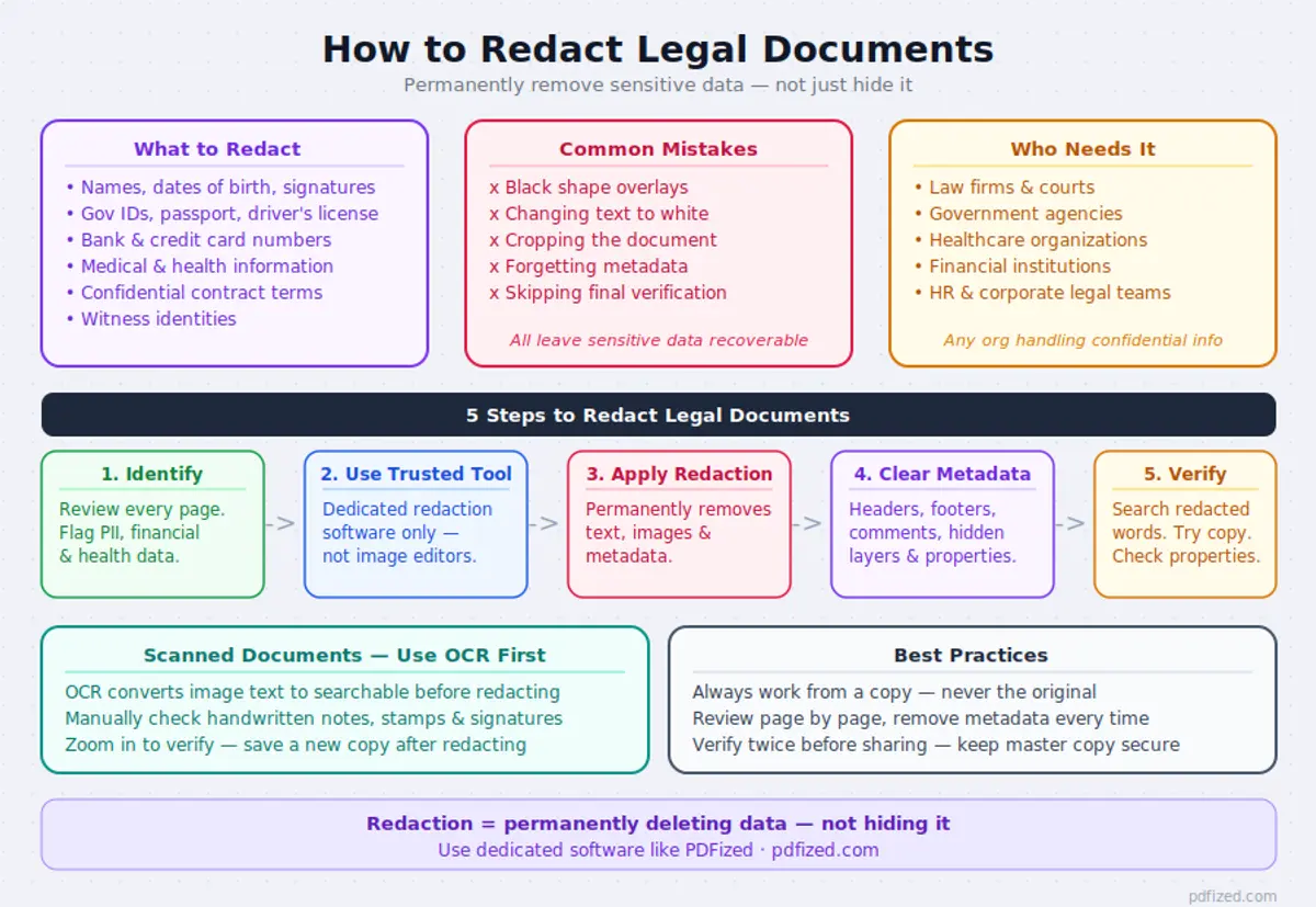 Legal Redaction