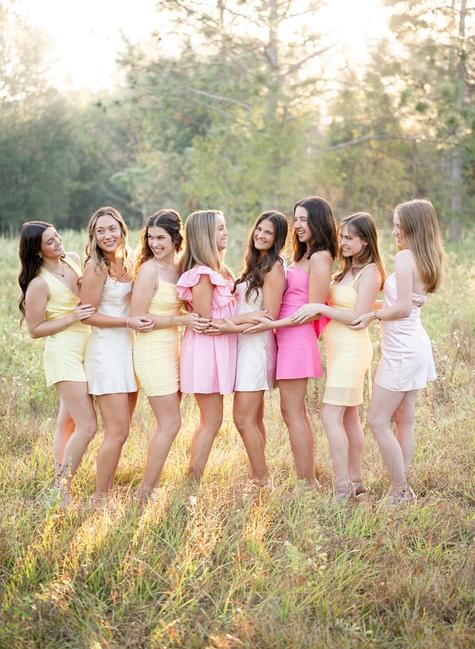 Gainesville Florida sorority photo shoot with friends