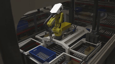 Our robot initially had problems picking up this object on the first day because it looked nothing like what it had seen before. It learned to properly pick it within a few days.