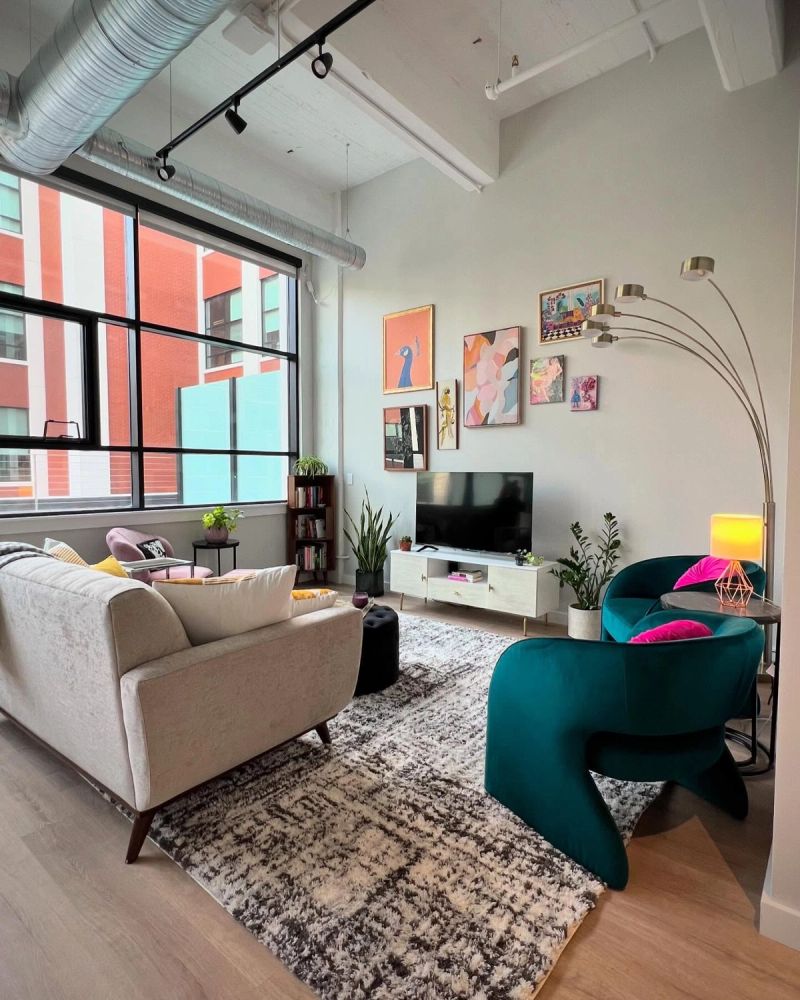 Open-concept loft refresh — view 3