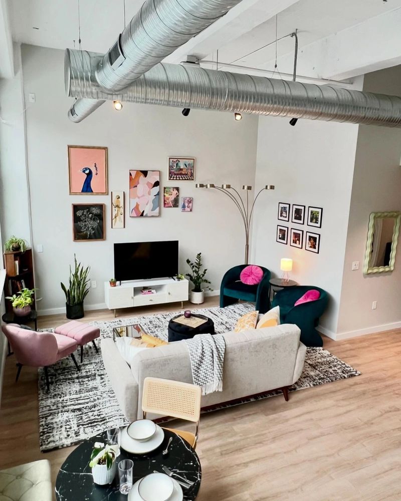 Open-concept loft refresh — view 5