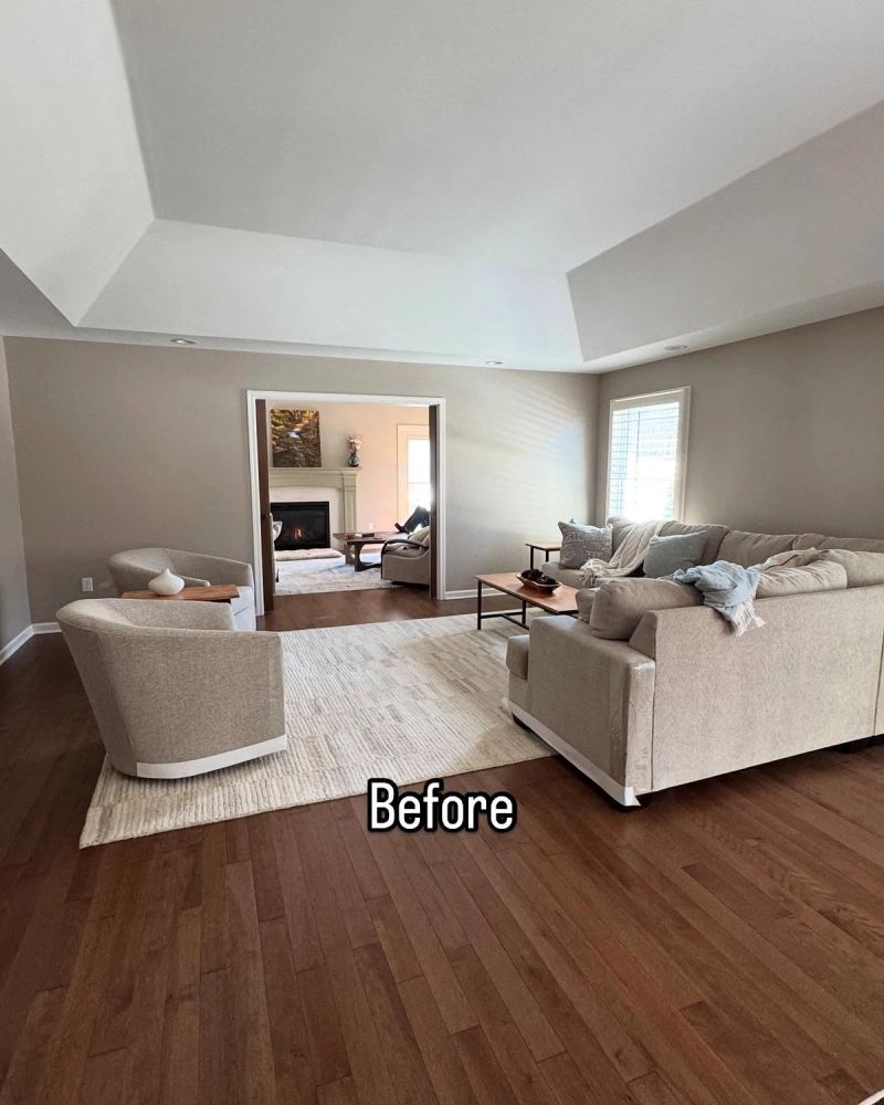 Open-concept refresh project — view 2