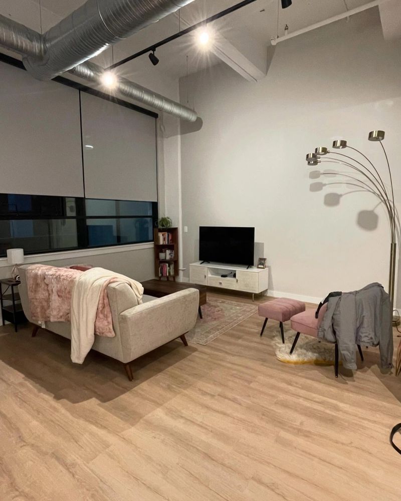 Open-concept loft refresh — view 2