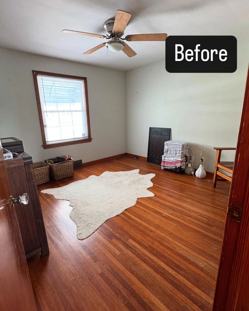 Bedroom with Turkish rugs — view 2