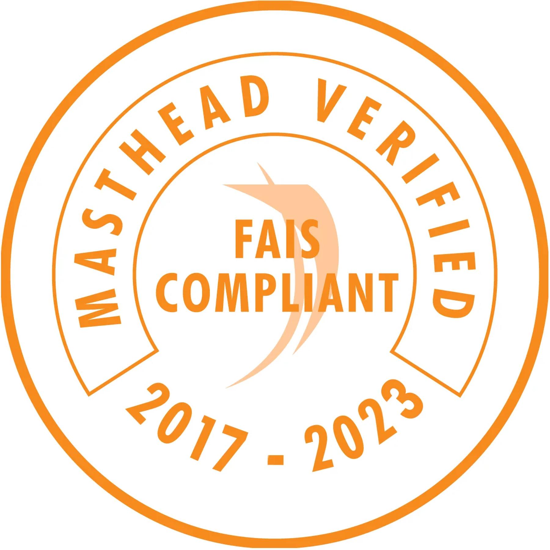 MASTHEAD FAIS COMPLIANT SEAL FOR 2023