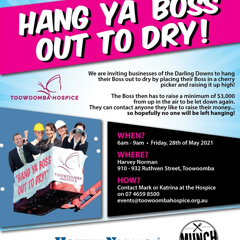 Hang Your Boss out to Dry Fundraiser